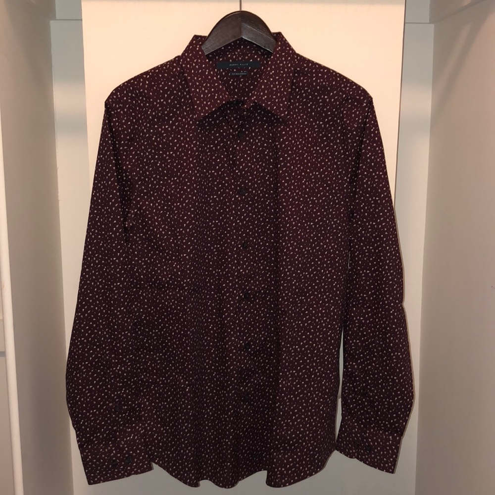 Perry Ellis Non Iron Stretch Dress Shirt